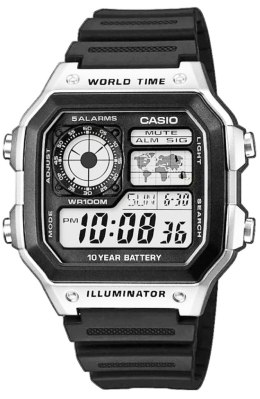 CASIO Zegarek Męski CASIO AE-1200WH-1CVEF + BOX