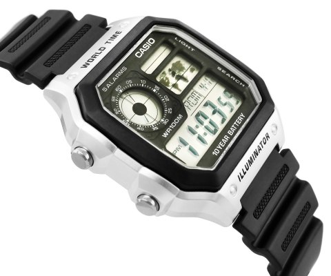 CASIO Zegarek Męski CASIO AE-1200WH-1CVEF + BOX CASIO Zegarek Męski CASIO AE-1200WH-1CVEF + BOX