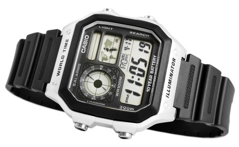 CASIO Zegarek Męski CASIO AE-1200WH-1CVEF + BOX CASIO Zegarek Męski CASIO AE-1200WH-1CVEF + BOX