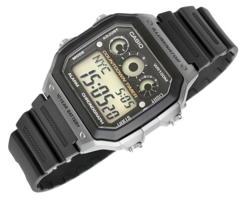 CASIO Zegarek Męski CASIO AE-1300WH-8AVDF CASIO Zegarek Męski CASIO AE-1300WH-8AVDF