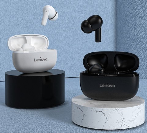 Lenovo Słuchawki bezprzewodowe douszne Lenovo HT05 Białe Lenovo Słuchawki bezprzewodowe douszne Lenovo HT05 Białe