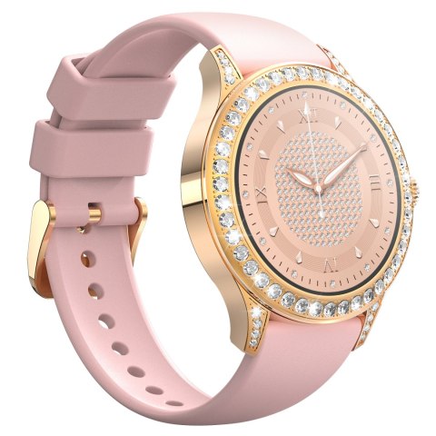 VELTORI Smartwatch Damski Veltori VT360-1 Różowy Pasek Silikonowy VELTORI Smartwatch Damski Veltori VT360-1 Różowy Pasek Silikonowy