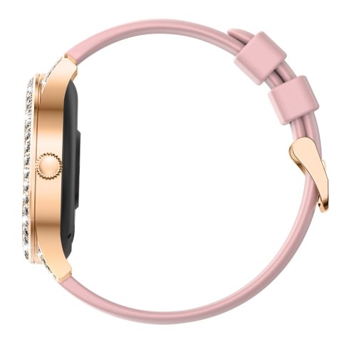 VELTORI Smartwatch Damski Veltori VT360-1 Różowy Pasek Silikonowy VELTORI Smartwatch Damski Veltori VT360-1 Różowy Pasek Silikonowy
