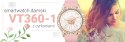 VELTORI Smartwatch Damski Veltori VT360-1 Różowy Pasek Silikonowy