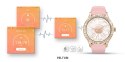 VELTORI Smartwatch Damski Veltori VT360-1 Różowy Pasek Silikonowy