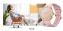 VELTORI Smartwatch Damski Veltori VT360-1 Różowy Pasek Silikonowy