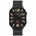 Gravity Smartwatch Gravity GT15-1 Czarny Pasek Silikonowy + Czarna Bransoleta
