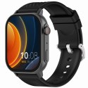 Gravity Smartwatch Gravity GT15-5 Czarny Pasek Silikonowy + Tytanowa Bransoleta