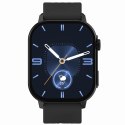 Gravity Smartwatch Gravity GT15-5 Czarny Pasek Silikonowy + Tytanowa Bransoleta