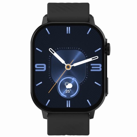 Gravity Smartwatch Gravity GT15-5 Czarny Pasek Silikonowy + Tytanowa Bransoleta Gravity Smartwatch Gravity GT15-5 Czarny Pasek Silikonowy + Tytanowa Bransoleta
