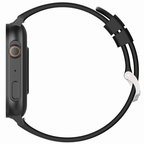 Gravity Smartwatch Gravity GT15-5 Czarny Pasek Silikonowy + Tytanowa Bransoleta Gravity Smartwatch Gravity GT15-5 Czarny Pasek Silikonowy + Tytanowa Bransoleta