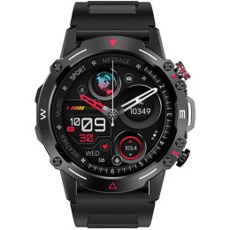 VELTORI Smartwatch Veltori VT110-1 Czarny Pasek Silikonowy