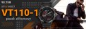 VELTORI Smartwatch Veltori VT110-1 Czarny Pasek Silikonowy