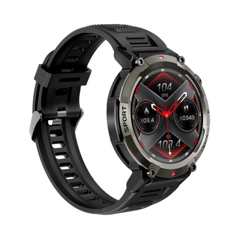 VELTORI Smartwatch Veltori VT140-1 Czarny Pasek Silikonowy VELTORI Smartwatch Veltori VT140-1 Czarny Pasek Silikonowy