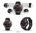 VELTORI Smartwatch Veltori VT140-1 Czarny Pasek Silikonowy