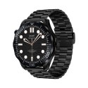 VELTORI Smartwatch Veltori VT150-1 Czarny Pasek Silikonowy + Czarna Bransoleta