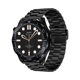 VELTORI Smartwatch Veltori VT150-1 Czarny Pasek Silikonowy + Czarna Bransoleta