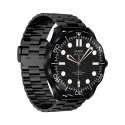 VELTORI Smartwatch Veltori VT150-1 Czarny Pasek Silikonowy + Czarna Bransoleta