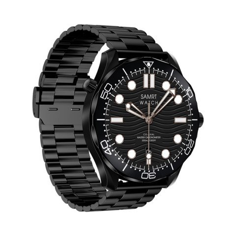 VELTORI Smartwatch Veltori VT150-1 Czarny Pasek Silikonowy + Czarna Bransoleta VELTORI Smartwatch Veltori VT150-1 Czarny Pasek Silikonowy + Czarna Bransoleta