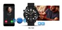 VELTORI Smartwatch Veltori VT150-1 Czarny Pasek Silikonowy + Czarna Bransoleta