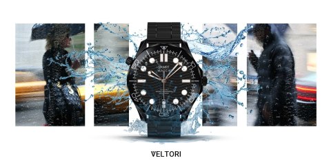 VELTORI Smartwatch Veltori VT150-1 Czarny Pasek Silikonowy + Czarna Bransoleta VELTORI Smartwatch Veltori VT150-1 Czarny Pasek Silikonowy + Czarna Bransoleta