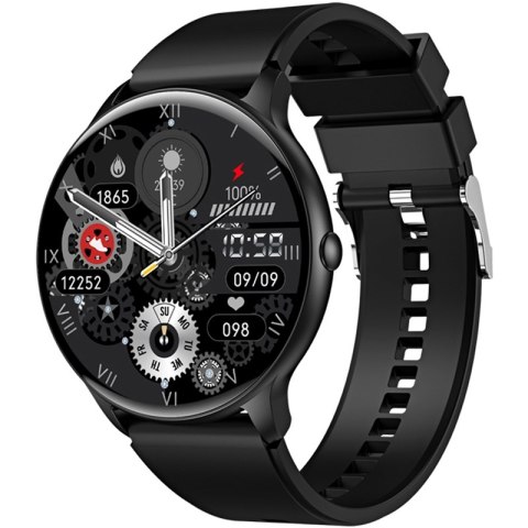 VELTORI Smartwatch Veltori VT160-1 Czarny Pasek Silikonowy VELTORI Smartwatch Veltori VT160-1 Czarny Pasek Silikonowy