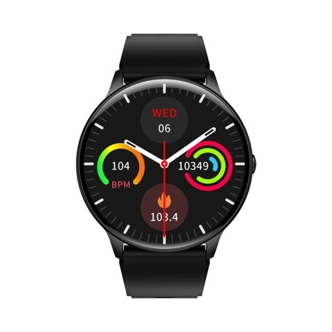 VELTORI Smartwatch Veltori VT160-1 Czarny Pasek Silikonowy VELTORI Smartwatch Veltori VT160-1 Czarny Pasek Silikonowy