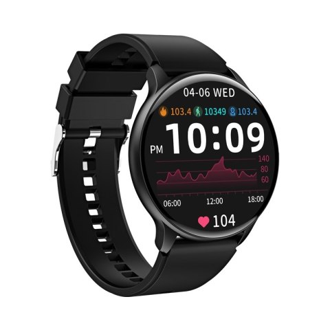 VELTORI Smartwatch Veltori VT160-1 Czarny Pasek Silikonowy VELTORI Smartwatch Veltori VT160-1 Czarny Pasek Silikonowy