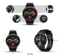 VELTORI Smartwatch Veltori VT160-1 Czarny Pasek Silikonowy