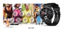 VELTORI Smartwatch Veltori VT160-1 Czarny Pasek Silikonowy