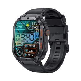 VELTORI Smartwatch Veltori VT200-1 Czarny Pasek Silikonowy