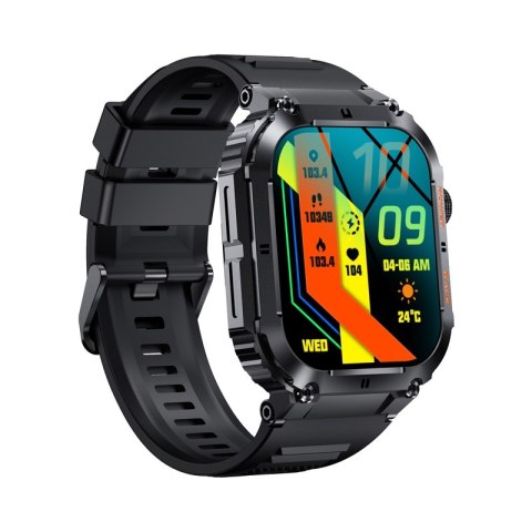 VELTORI Smartwatch Veltori VT200-1 Czarny Pasek Silikonowy VELTORI Smartwatch Veltori VT200-1 Czarny Pasek Silikonowy
