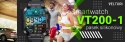 VELTORI Smartwatch Veltori VT200-1 Czarny Pasek Silikonowy