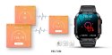 VELTORI Smartwatch Veltori VT200-1 Czarny Pasek Silikonowy