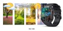VELTORI Smartwatch Veltori VT200-1 Czarny Pasek Silikonowy
