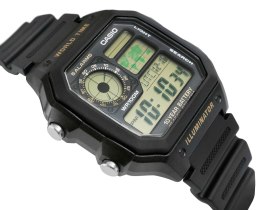 CASIO Zegarek Męski CASIO AE-1200WH-1BVDF + BOX