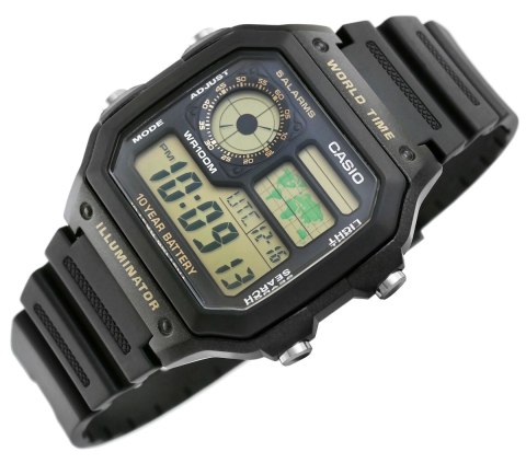 CASIO Zegarek Męski CASIO AE-1200WH-1BVDF + BOX CASIO Zegarek Męski CASIO AE-1200WH-1BVDF + BOX