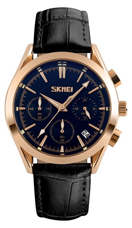 Skmei Zegarek Męski Skmei 9127BK + BOX Skmei Zegarek Męski Skmei 9127BK + BOX