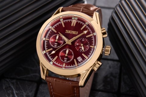 Skmei Zegarek Męski Skmei 9127BN + BOX Skmei Zegarek Męski Skmei 9127BN + BOX