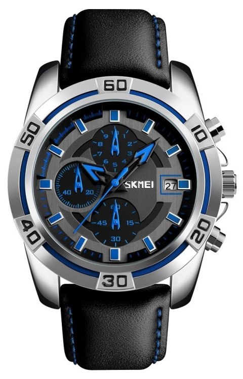 Skmei Zegarek Męski Skmei 9156SIBU + BOX Skmei Zegarek Męski Skmei 9156SIBU + BOX