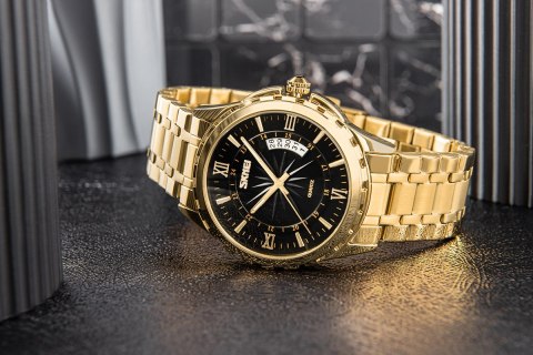 Skmei Zegarek Męski Skmei 9069GDBK + BOX Skmei Zegarek Męski Skmei 9069GDBK + BOX