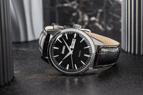 Skmei Zegarek Męski Skmei 9073SIBK-B + BOX Skmei Zegarek Męski Skmei 9073SIBK-B + BOX