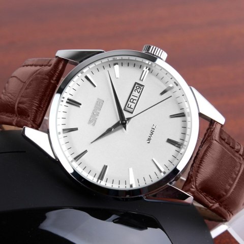 Skmei Zegarek Męski Skmei 9073SIWTB + BOX Skmei Zegarek Męski Skmei 9073SIWTB + BOX