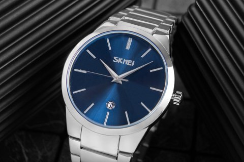 Skmei Zegarek Męski Skmei 9140SIBU + BOX Skmei Zegarek Męski Skmei 9140SIBU + BOX