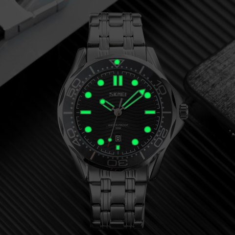 Skmei Zegarek Męski Skmei 9276SISIBK + BOX Skmei Zegarek Męski Skmei 9276SISIBK + BOX