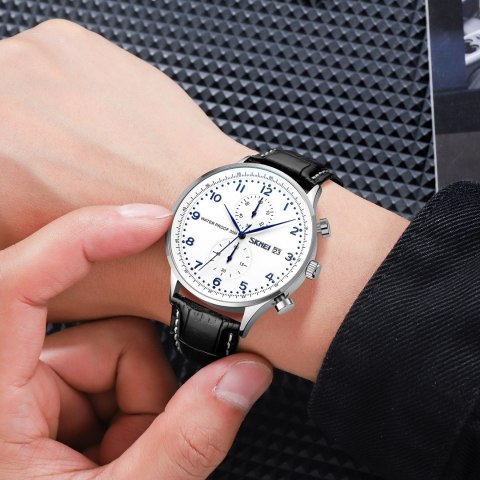Skmei Zegarek Męski Skmei 9301SISIBK + BOX Skmei Zegarek Męski Skmei 9301SISIBK + BOX
