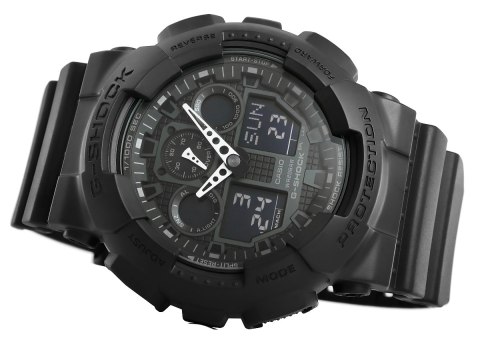 CASIO Zegarek Męski CASIO G-SHOCK GA-100-1A1ER + BOX CASIO Zegarek Męski CASIO G-SHOCK GA-100-1A1ER + BOX