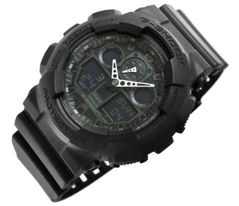 CASIO Zegarek Męski CASIO G-SHOCK GA-100-1A1ER + BOX CASIO Zegarek Męski CASIO G-SHOCK GA-100-1A1ER + BOX