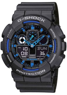 CASIO Zegarek Męski CASIO G-SHOCK GA-100-1A2ER + BOX
