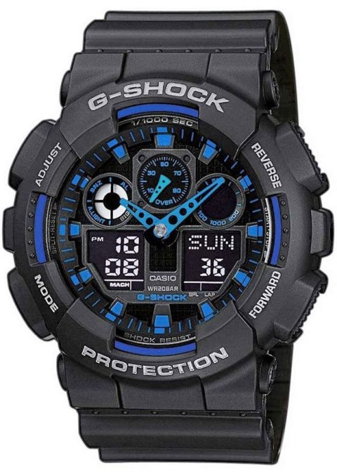CASIO Zegarek Męski CASIO G-SHOCK GA-100-1A2ER + BOX CASIO Zegarek Męski CASIO G-SHOCK GA-100-1A2ER + BOX